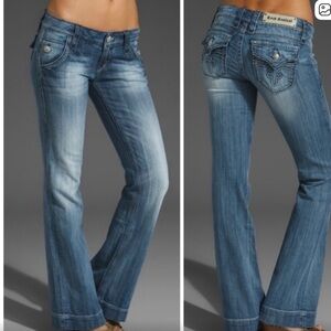 Rock Revival Elizabeth wide leg jeans size 28